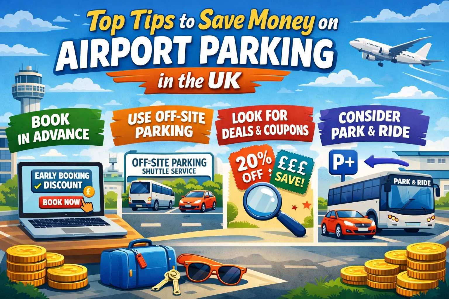 Top Tips to Save Money on Airport Parking in the UK