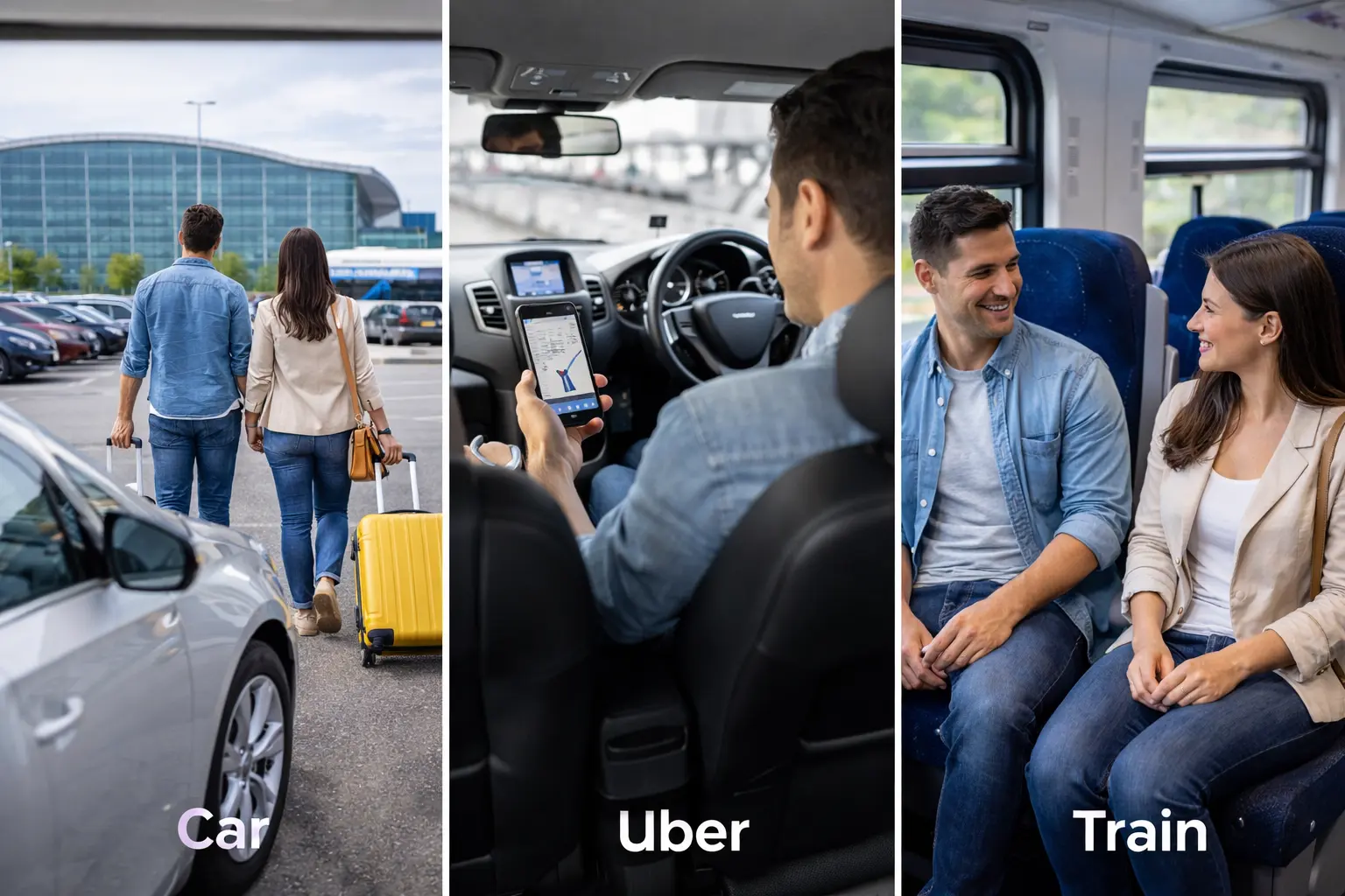 Airport Parking vs Uber vs Train: Cheapest Way to Reach UK Airports