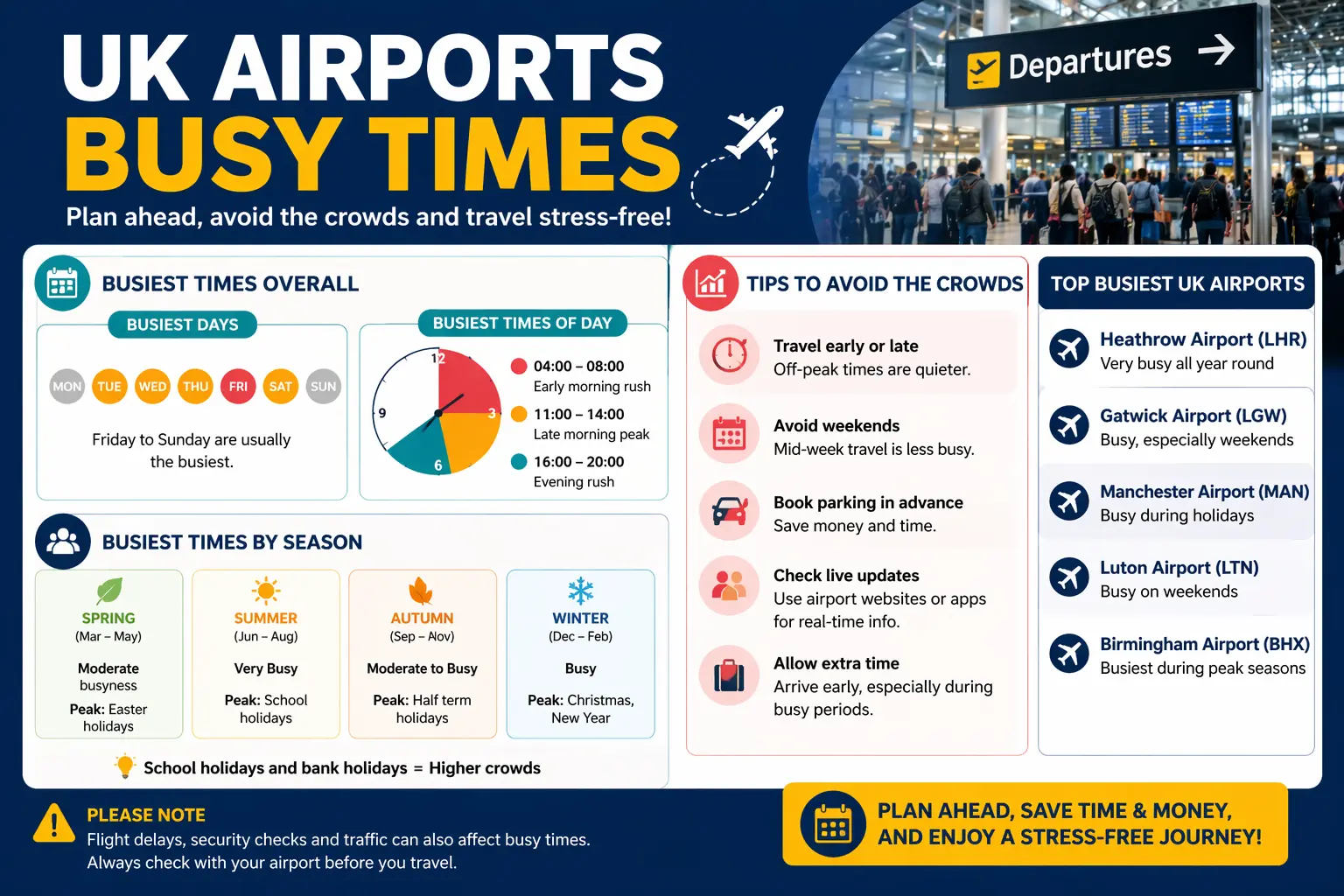 How Busy Are UK Airports During Holidays? (What to Expect)