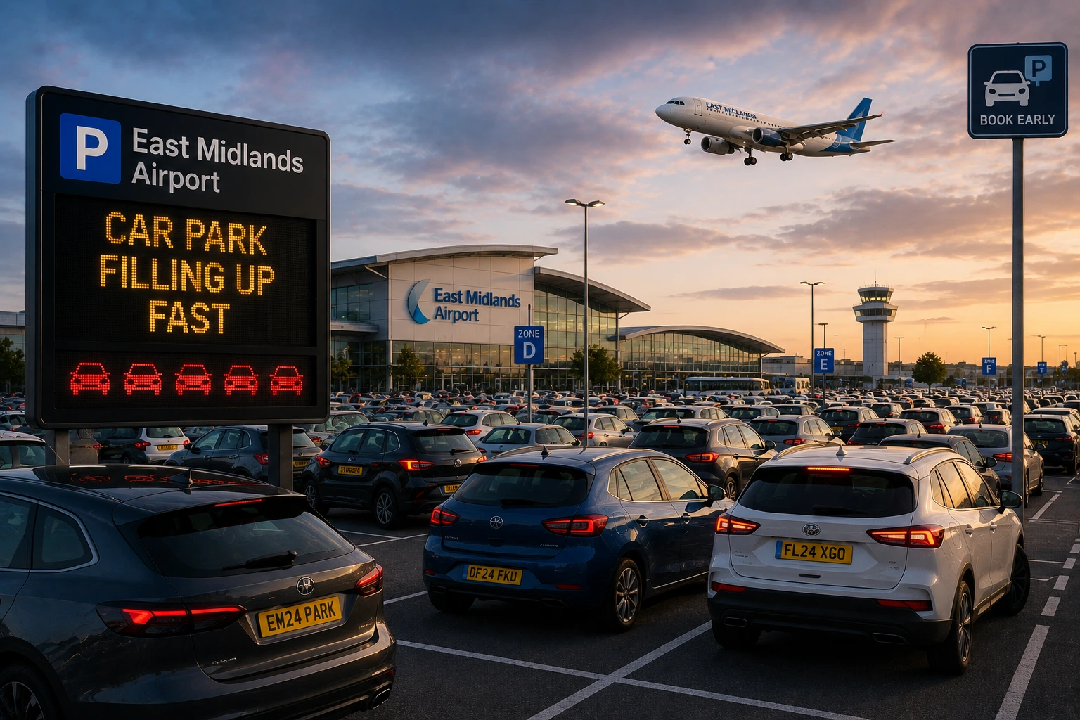Why Is Parking Filling Up Fast at East Midlands Airport?